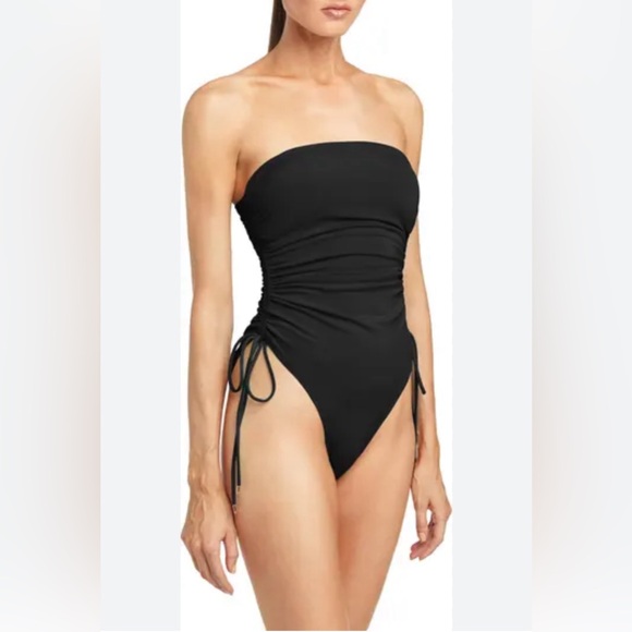 ROBIN PICCONE AUBREY BANDEAU ONE PIECE, Size 12, $176 - Picture 2 of 11
